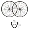 MVtek 700 6b Disc 9/10/11s Hjulset För Gravelcykel, Black, 12 x 100 / 12 x 142mm, Shimano/Sram HG