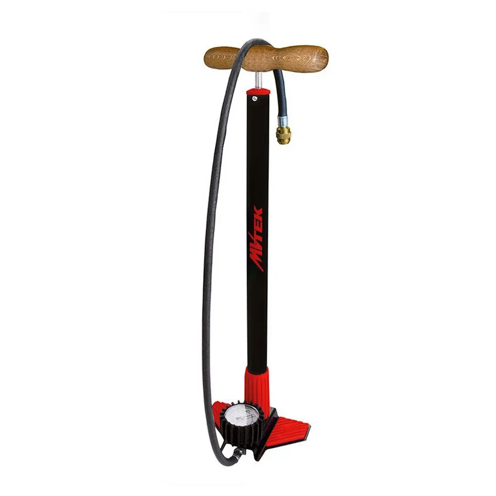 MVtek Italia Cykelpump, Black / red, 160psi