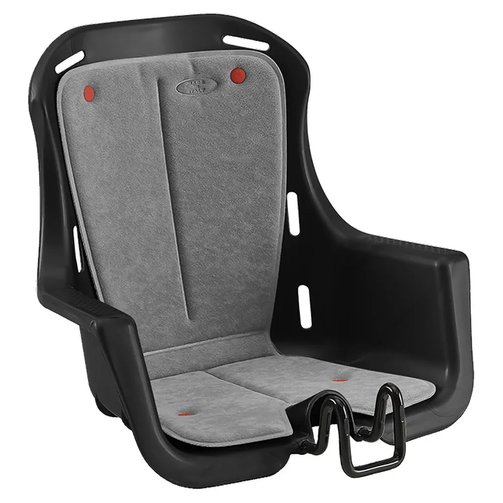 MVtek Luna Frammonterad Barnsits För Cykel, Stuffed black, Max 15kg