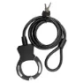 MVtek Scooter/throttle Kabellås, Black, 8 x 1500mm