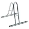 MVtek Single Interlocking Cykelställ, Silver, One Size