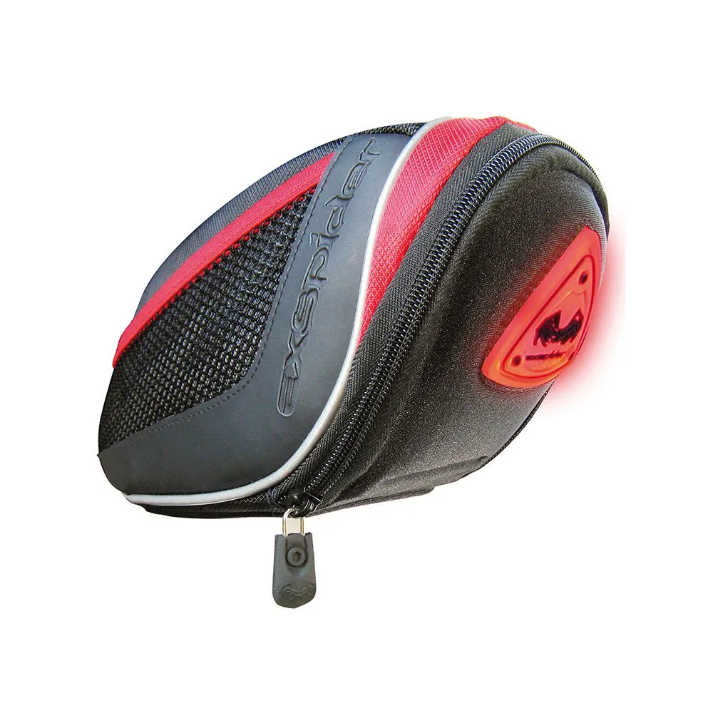 MVtek Verktygssadelväska 1.8l, Black / red, One Size