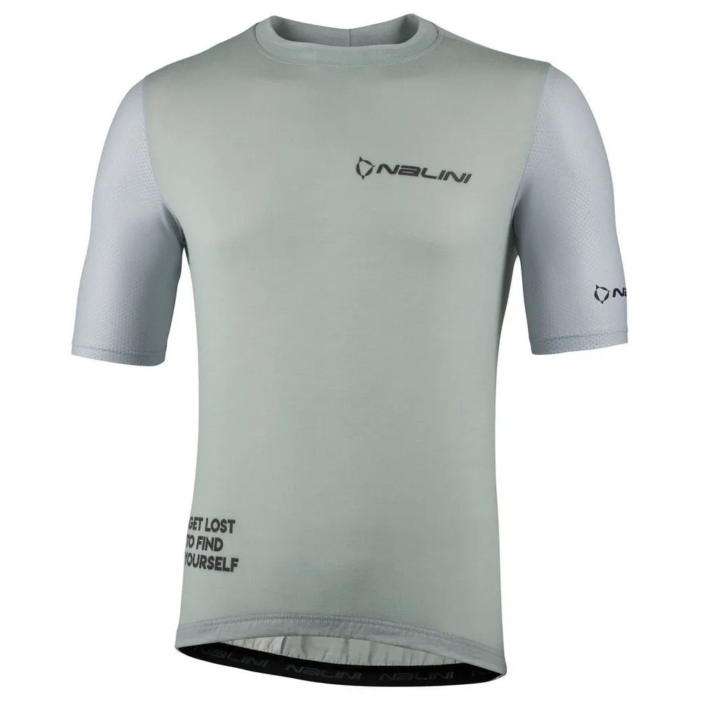 Nalini Gravel Korta ärmar Cykeltröja, Grey, M