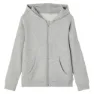 Name It Lena Card Sweatshirt Med Dragkedja, Grey melange, 7-8Y
