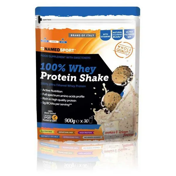 NAMEDSPORT 100% Vassleprotein Kakor Och Grädde 900g, Beige, One Size