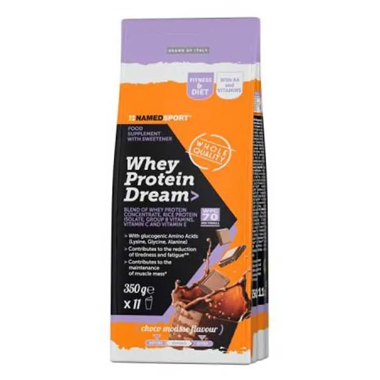 NAMEDSPORT Dream Vassleproteinisolat Chokladmousse 350g, Multicolor, One Size