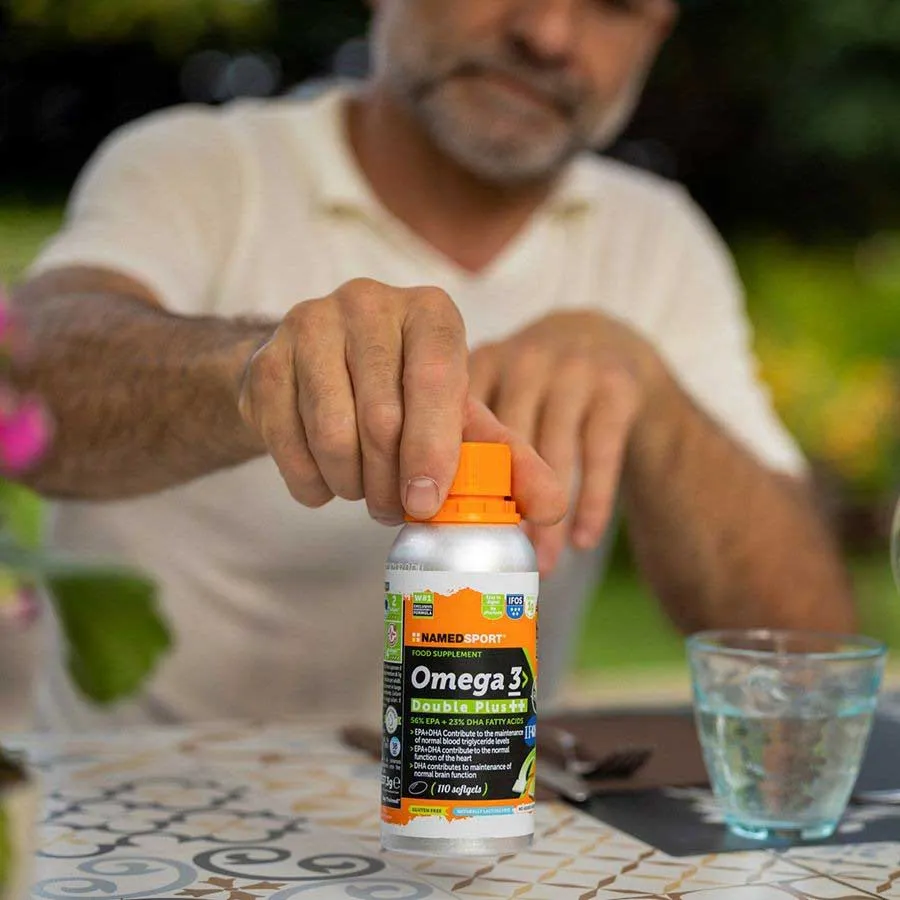 NAMEDSPORT Omega 3 ++ Låda Med Energigeler Neutral Smak 240 Enheter, Multicolor, One Size