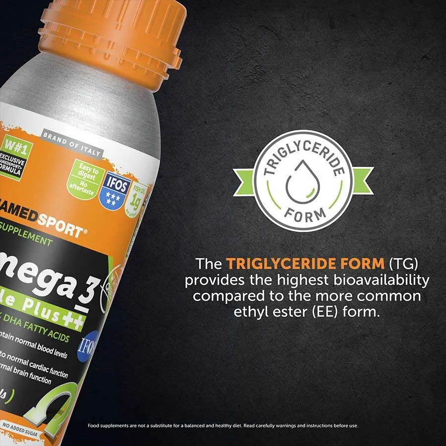 NAMEDSPORT Omega 3 ++ Låda Med Energigeler Neutral Smak 240 Enheter, Multicolor, One Size