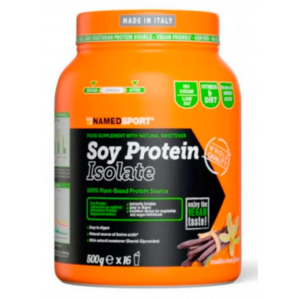 NAMEDSPORT Sojaproteinisolat Vaniljsås 500g, Multicolor, One Size