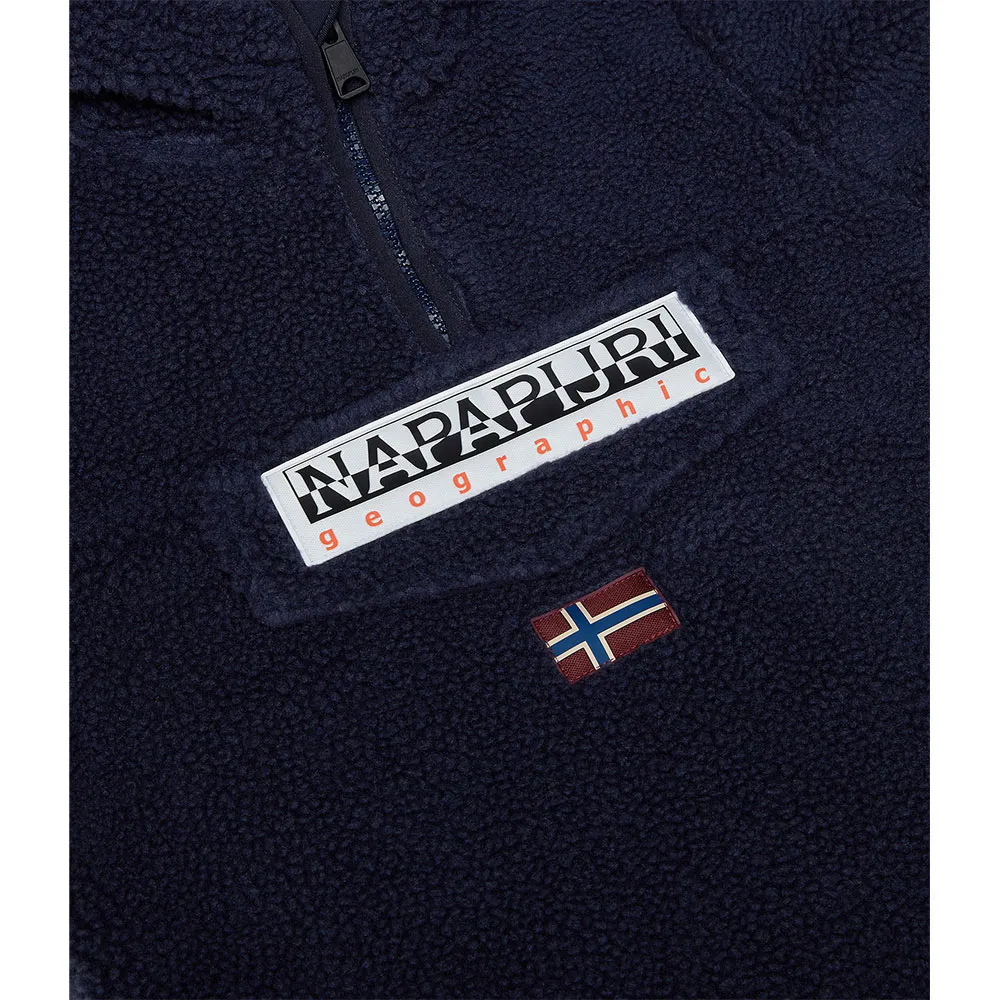 Napapijri Burgee Fleecejacka Med Huva Napapijri Burgee Fleecejacka Med Huva