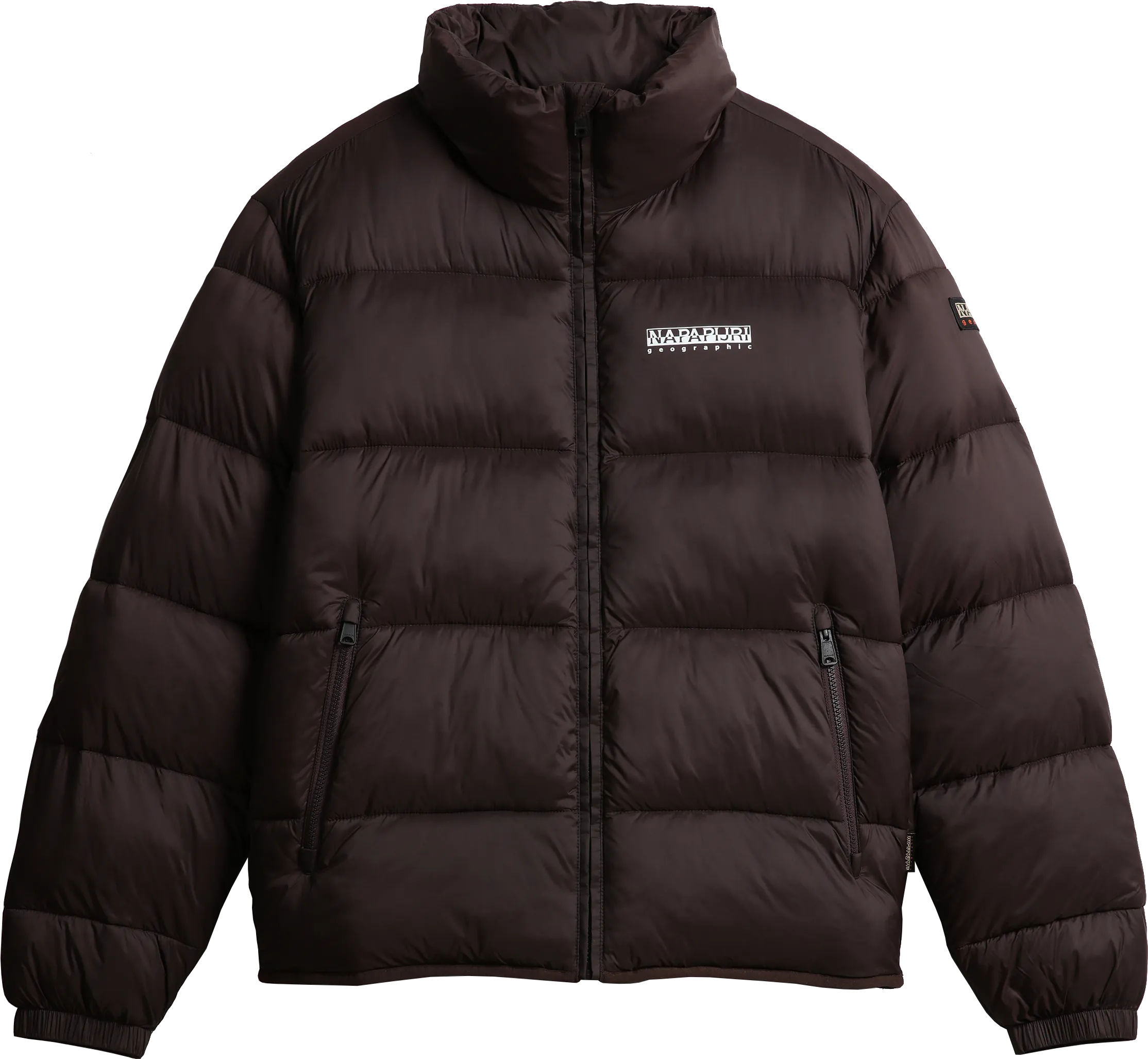 Napapijri Men's Suomi Puffer Jacket, Brown Ebony Napapijri Men's Suomi Puffer Jacket, Brown Ebony