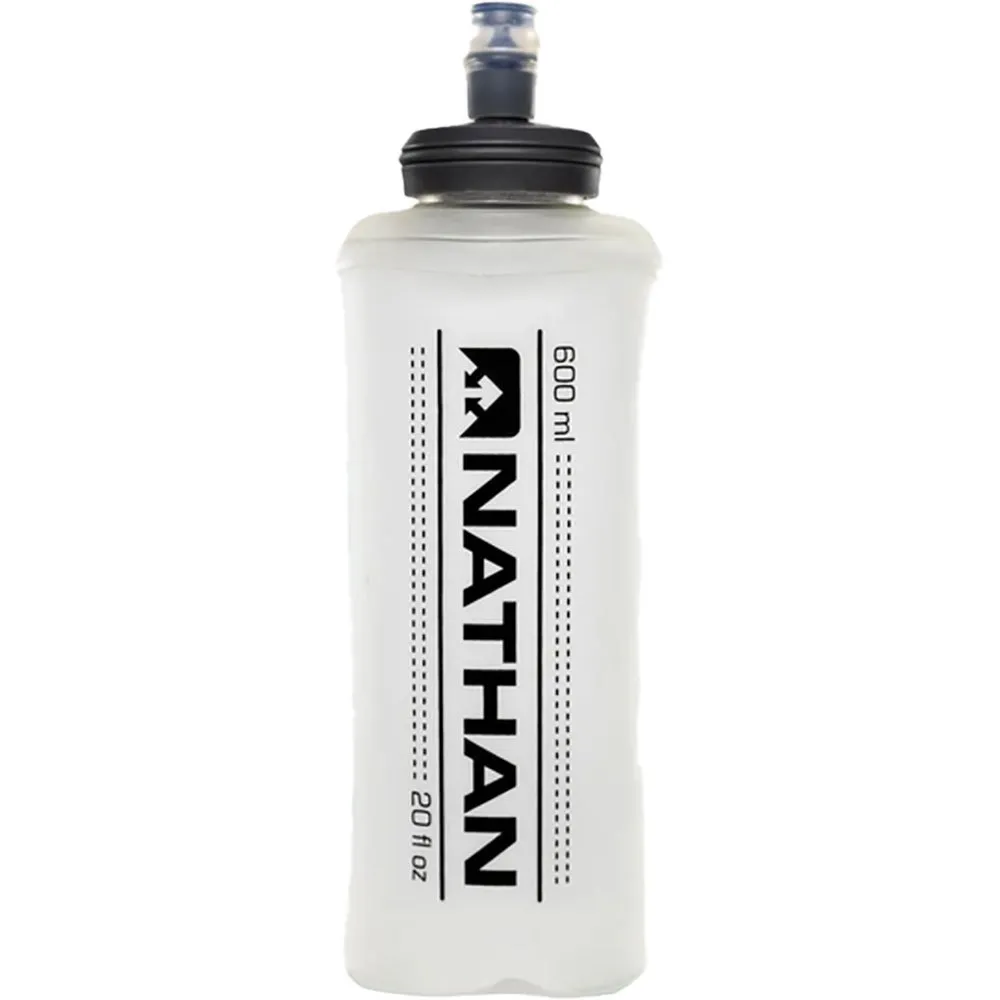 Nathan 590ml Mjuk Flaska, White, One Size Nathan 590ml Mjuk Flaska, White, One Size