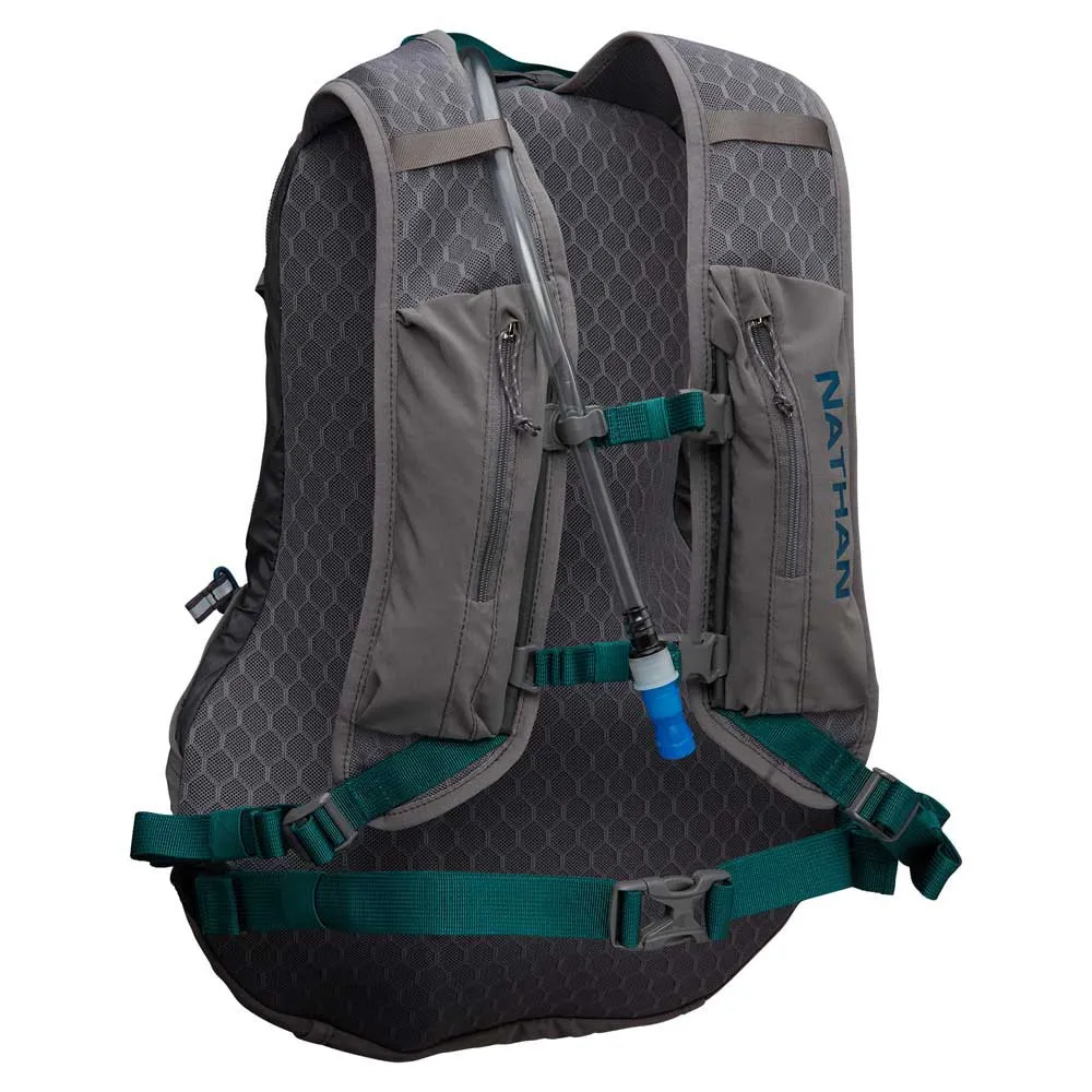 Nathan Crossover Pack 10l Hydreringsväst, Charcoal / marine blue, One Size