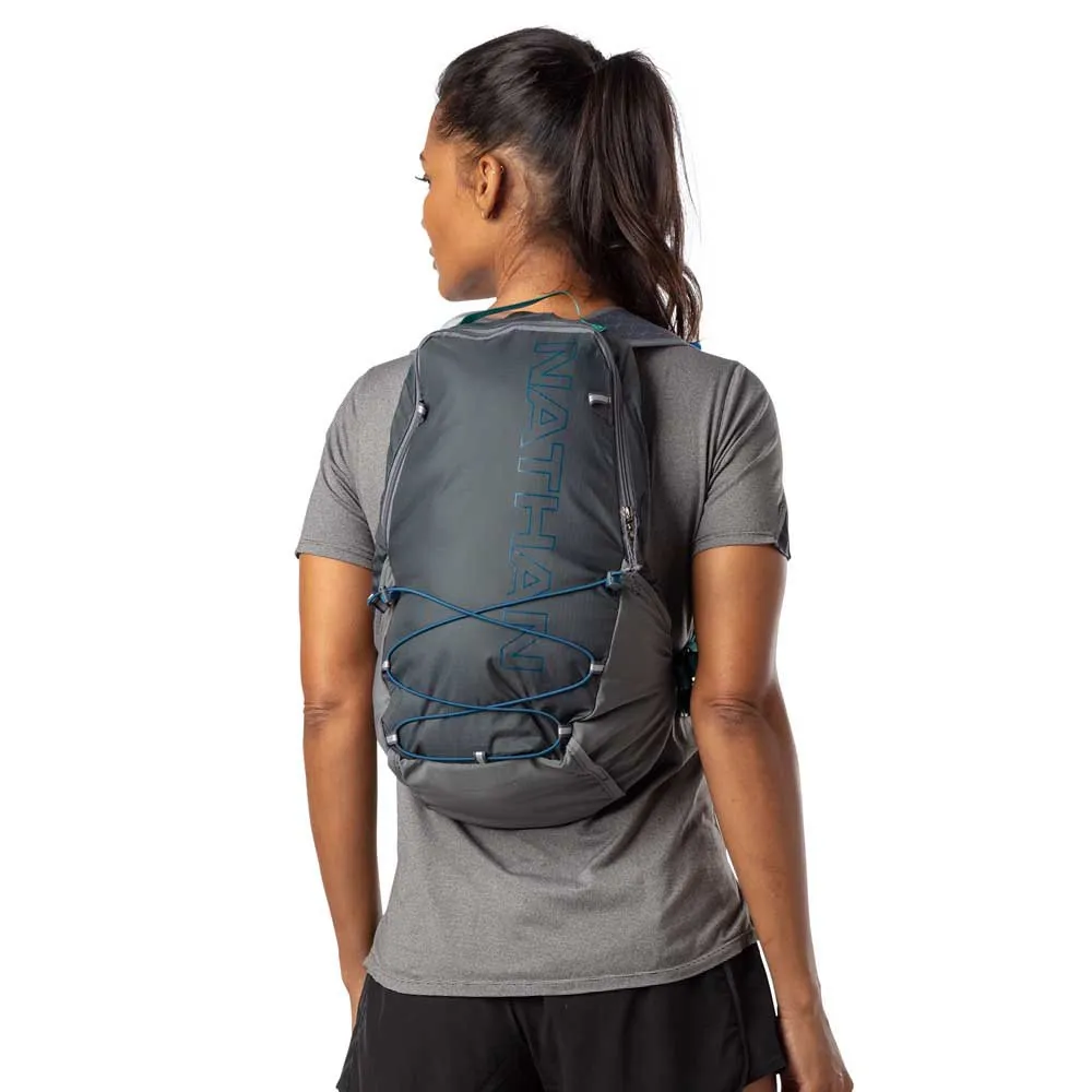 Nathan Crossover Pack 10l Hydreringsväst, Charcoal / marine blue, One Size