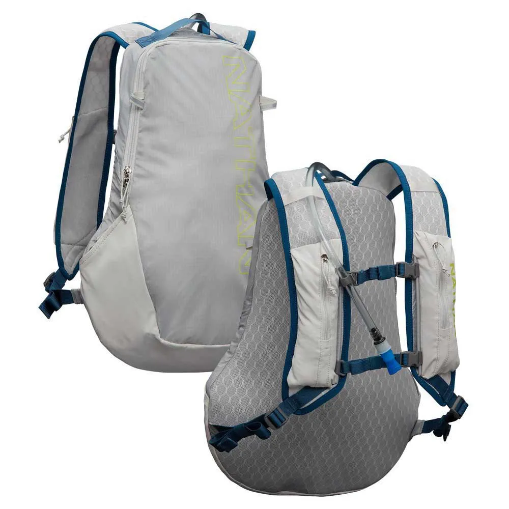 Nathan Crossover Pack 5l Hydreringsväst, Vapor grey / finish lime, One Size