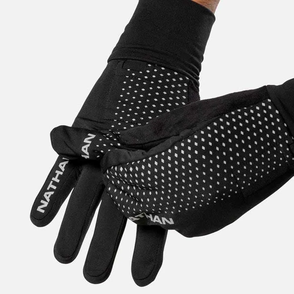 Nathan Hypernight Reflective Convertible Mitt Handskar male
