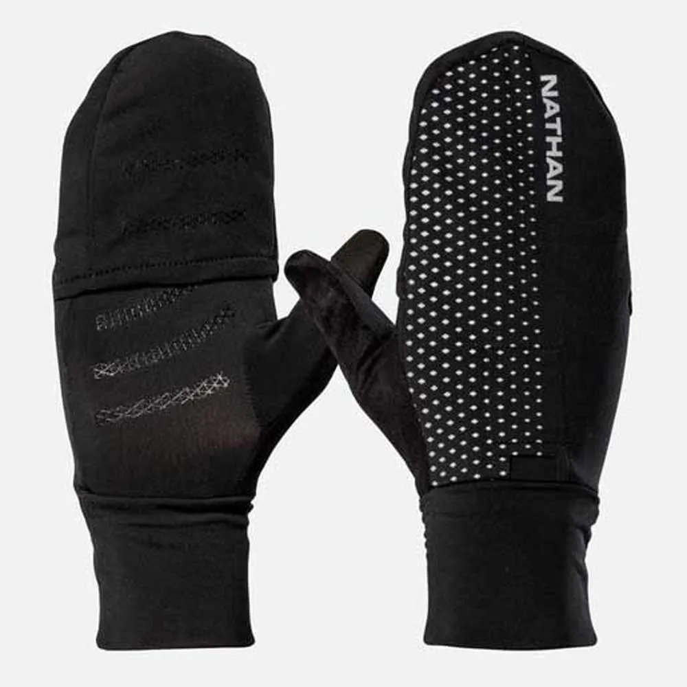 Nathan Hypernight Reflective Convertible Mitt Handskar male