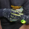 Nathan Hypernight Reflective Handskar, Black / vib. yellow