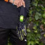 Nathan Hypernight Reflective Handskar, Black / vib. yellow