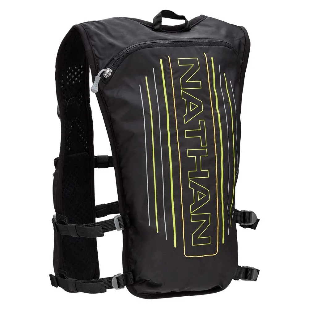 Nathan Laser Light 3l Ficklampa, Black / high vis yellow, One Size
