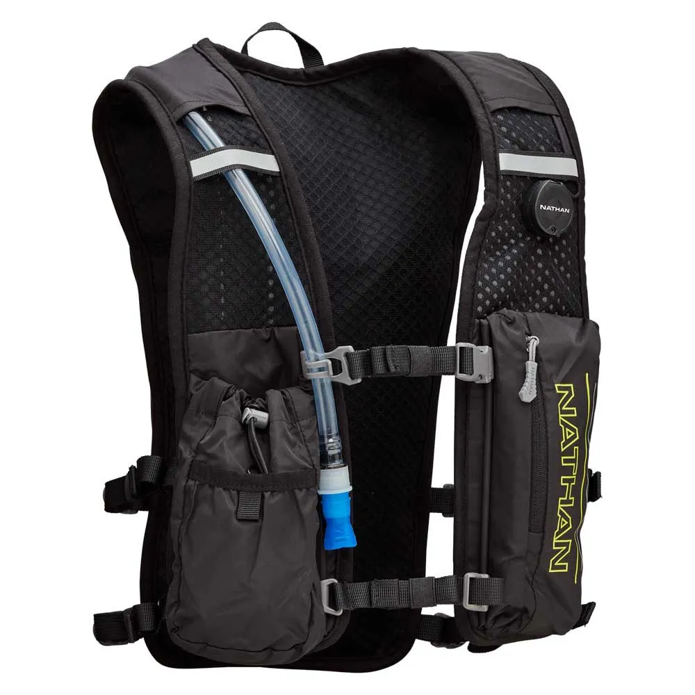 Nathan Laser Light 3l Ficklampa, Black / high vis yellow, One Size