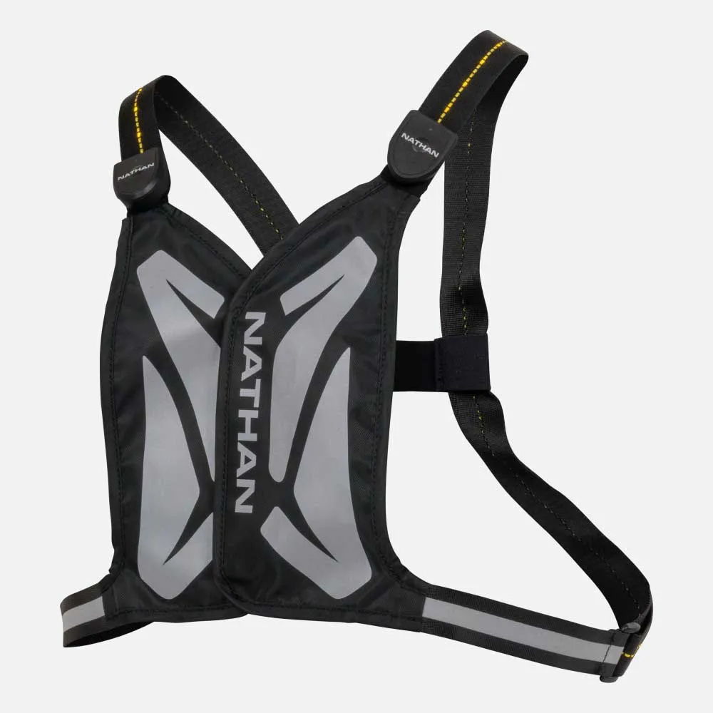 Nathan Laserljusvästficklampa, Black / high vis yellow, One Size