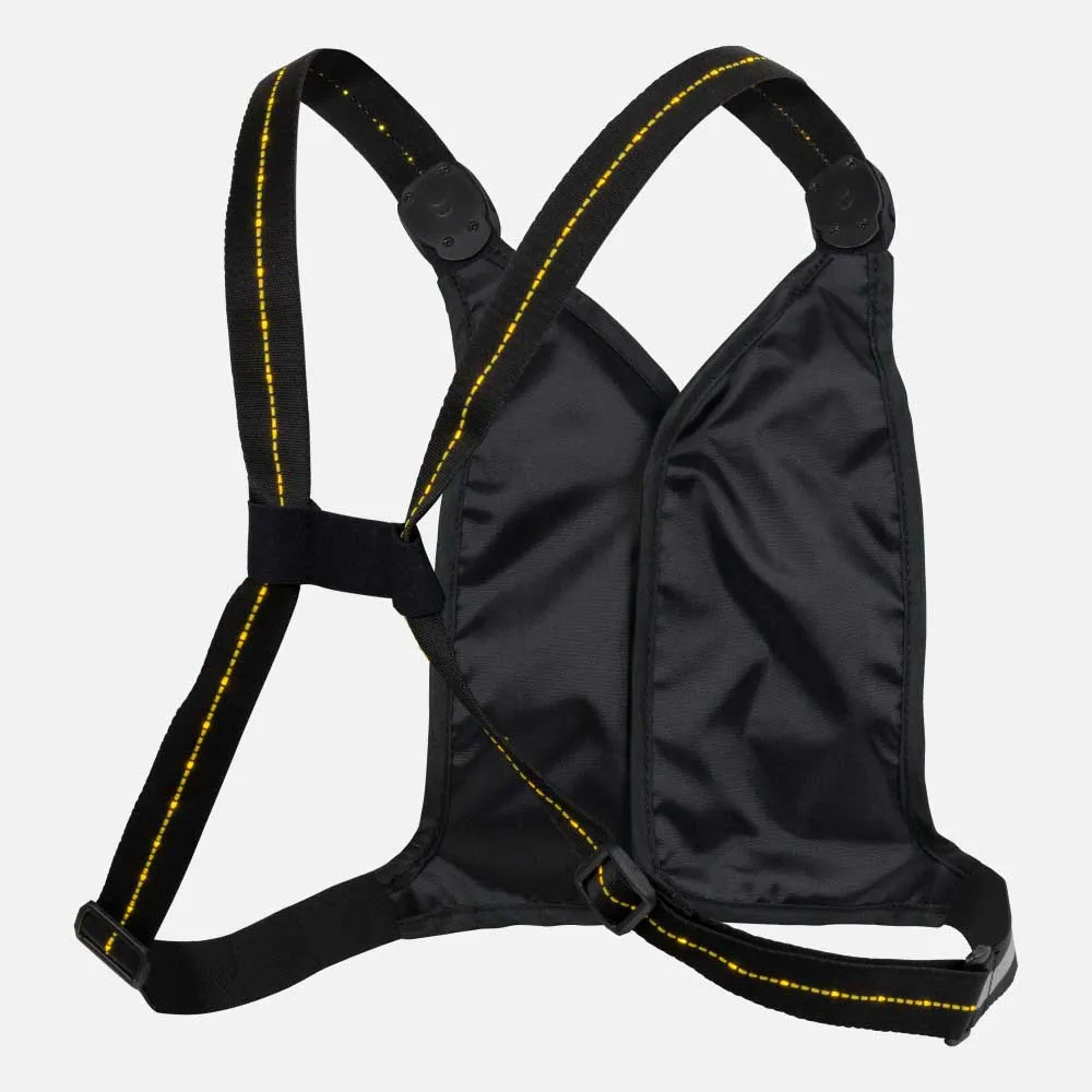 Nathan Laserljusvästficklampa, Black / high vis yellow, One Size