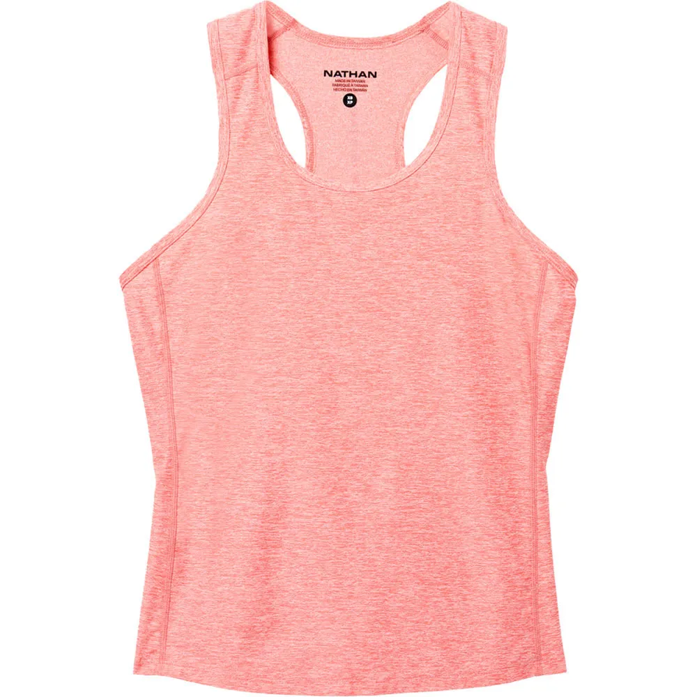 Nathan Qualifier ärmlös T-shirt female, Coral heather