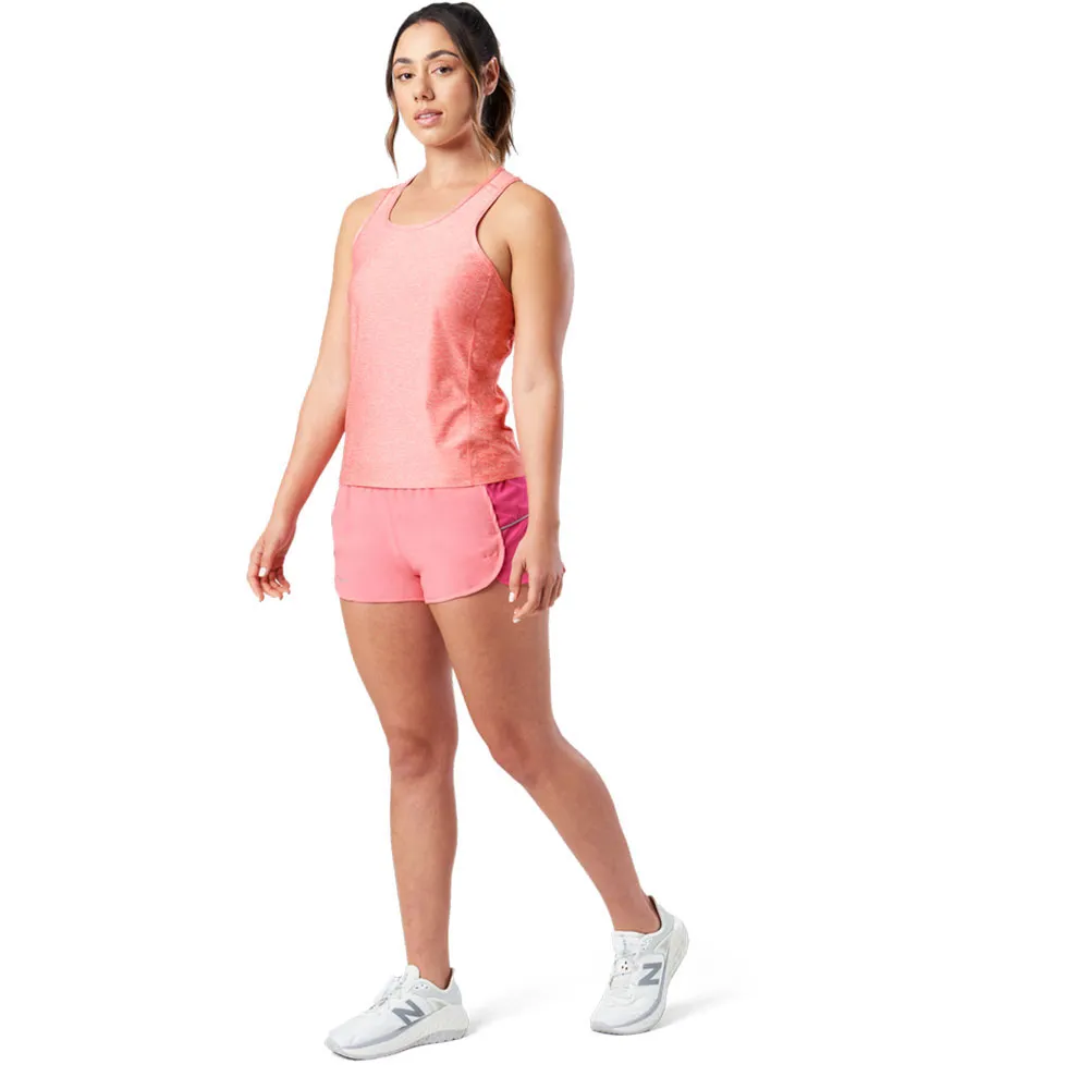 Nathan Qualifier ärmlös T-shirt female, Coral heather
