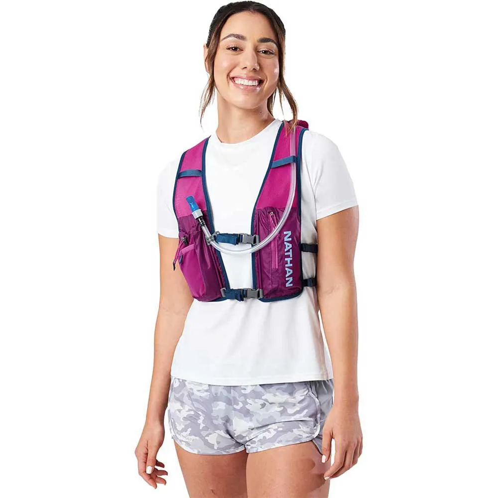 Nathan Quickstart 2.0 6l Hydreringsväst, Magenta / periwinkle, One Size