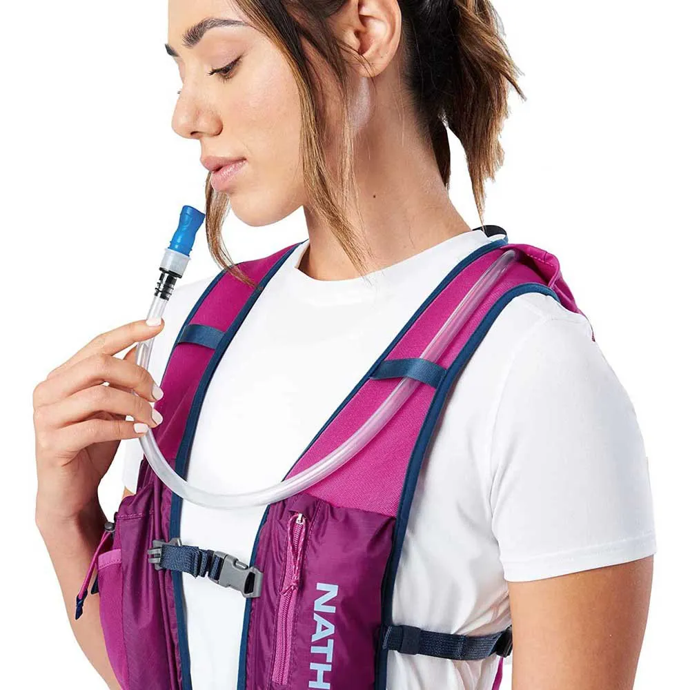 Nathan Quickstart 2.0 6l Hydreringsväst, Magenta / periwinkle, One Size