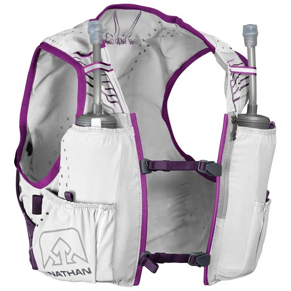 Nathan Vaporhowe 2 4l Hydreringsväst För Kvinnor Refurbished, White / purple cactus / majesty, S