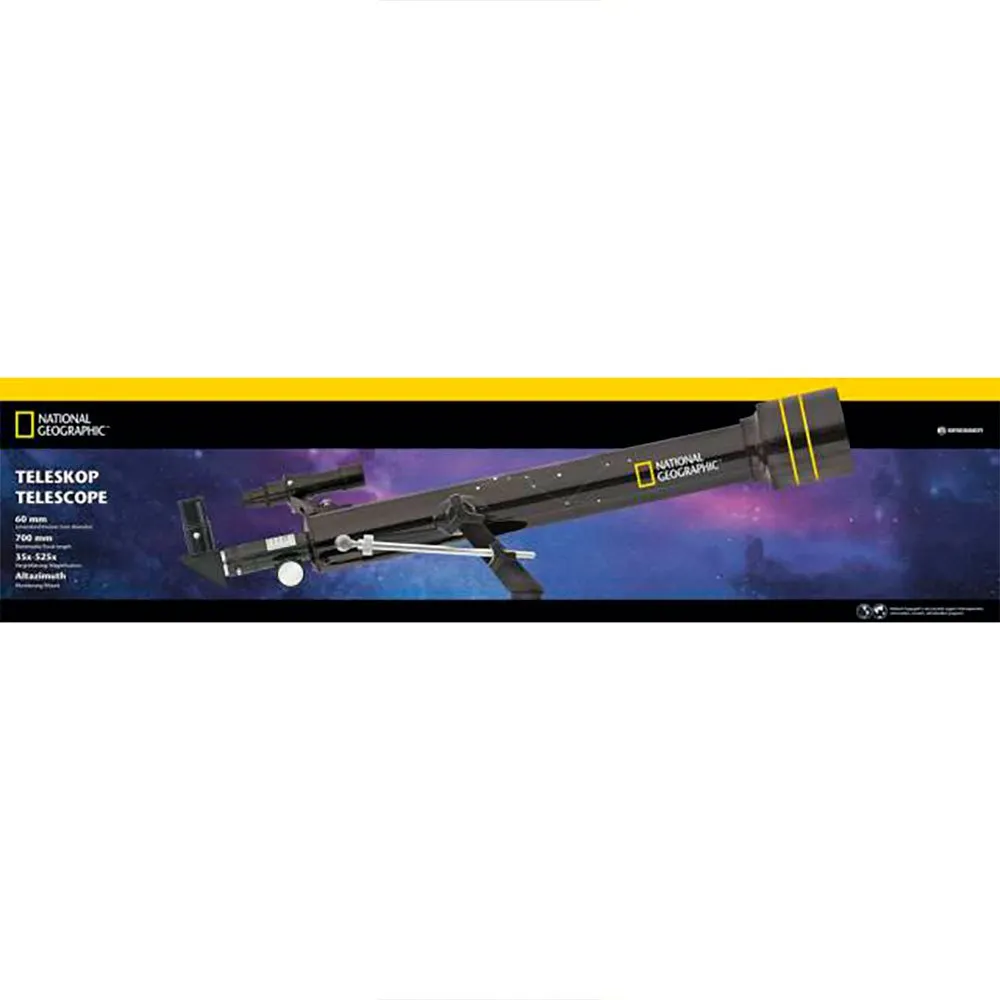 National Geographic 60/700 Refractor Teleskop, Black, One Size