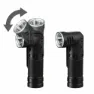 National Geographic 9082500 Uppladdningsbar Led-ficklampa, Black, One Size