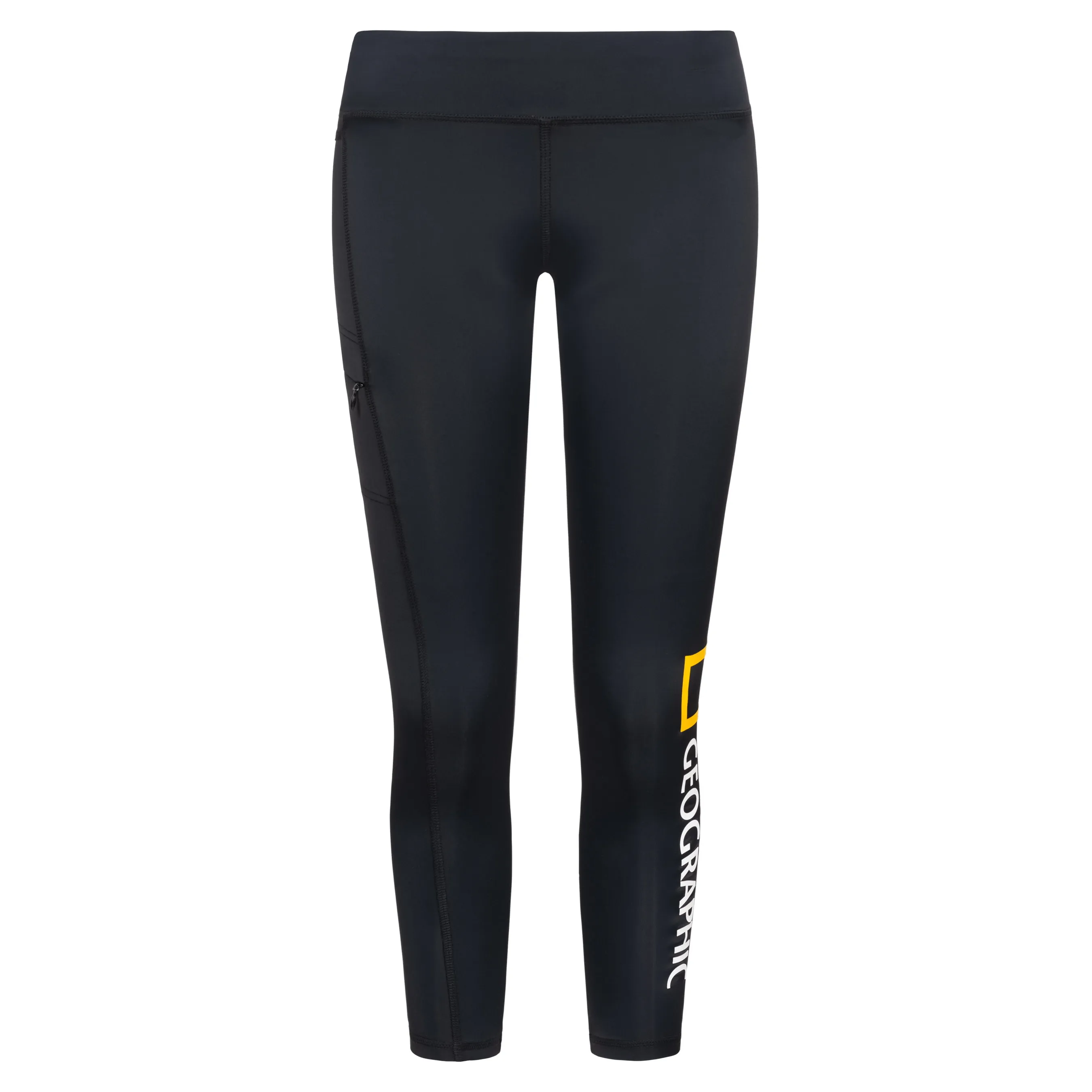 National Geographic Women's Tights Big Logo, black National Geographic Women's Tights Big Logo, black
