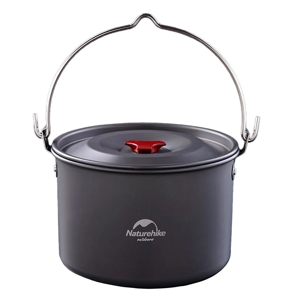 Naturehike Burrell 4l Kastrull, Grey, 4-6 people