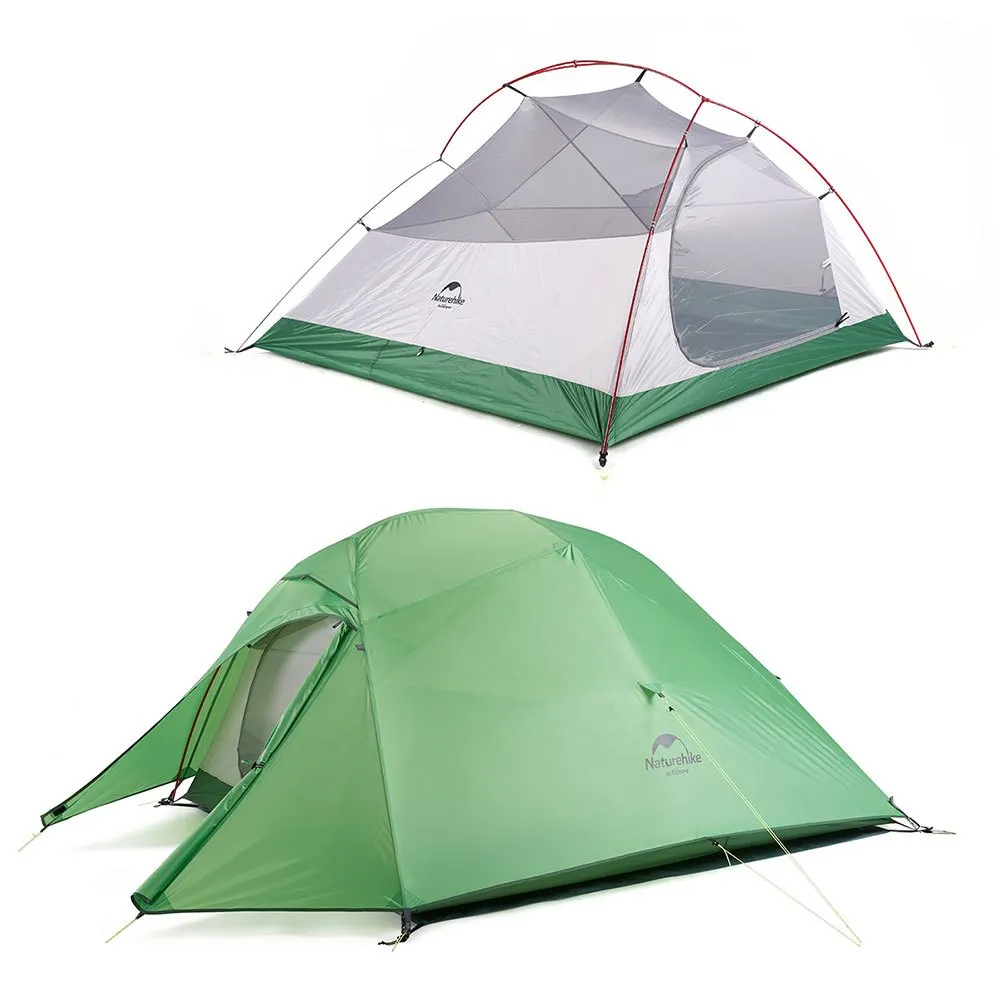 Naturehike Makalu 3p Tält, Green / green, 3 Platser