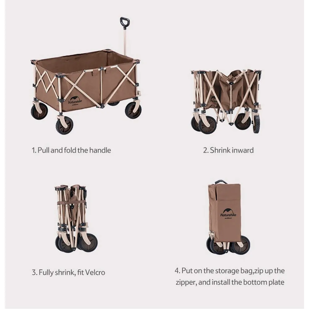 Naturehike Osmium 193l Duffelväska, Brown