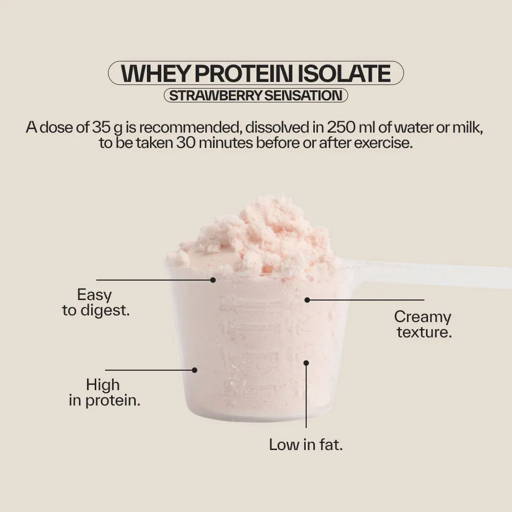 Ndl Pro Health Isolate Protein Powder 50gg Vassleprotein Jordgubbe, One size
