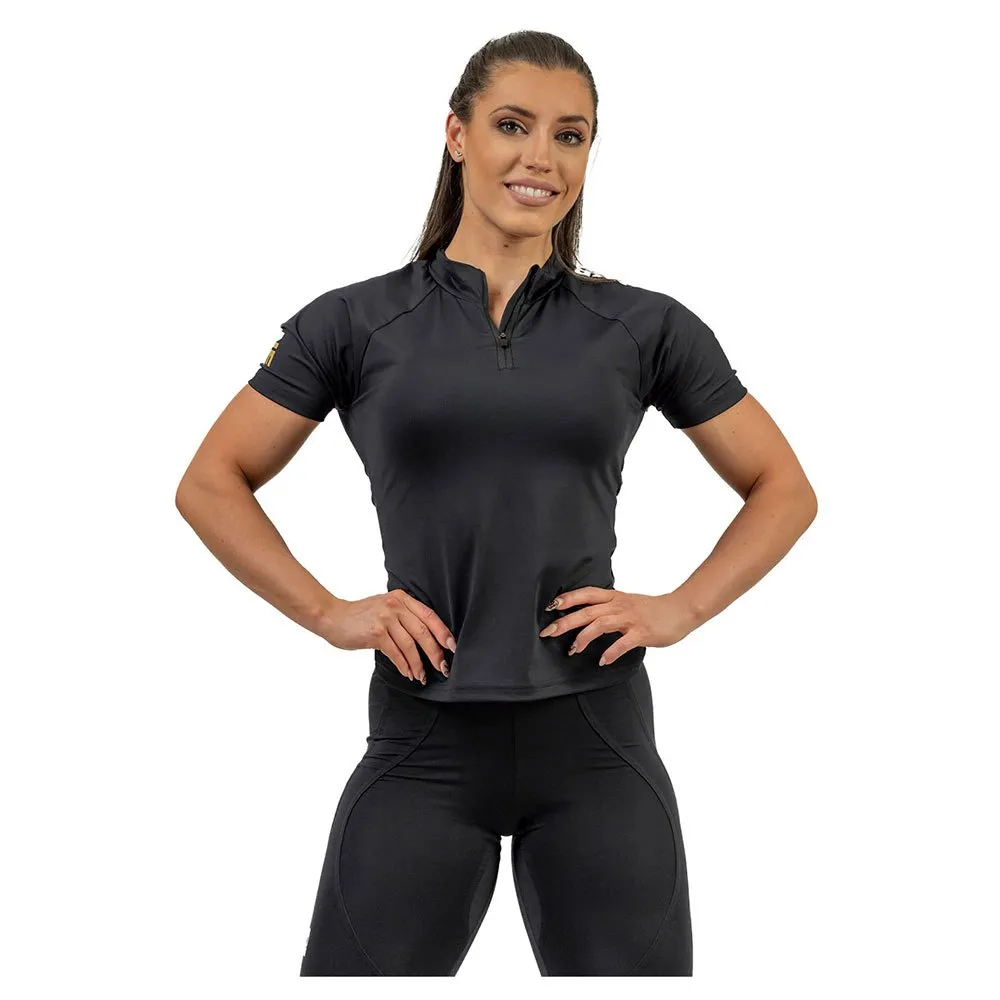 Nebbia Zipper Intense Ultimate Gold Compression Kortärmad Baslager Nebbia Zipper Intense Ultimate Gold Compression Kortärmad Baslager