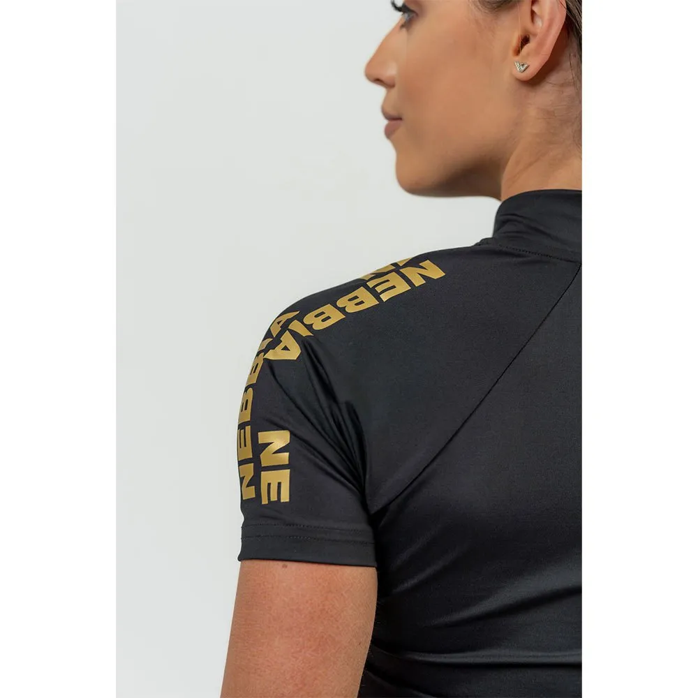 Nebbia Zipper Intense Ultimate Gold Compression Kortärmad Baslager Nebbia Zipper Intense Ultimate Gold Compression Kortärmad Baslager