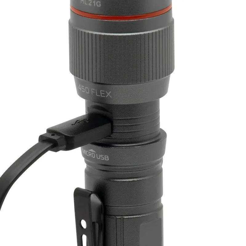 Nebo Tools Flex Ficklampa, Grey, 450 Lumens