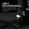 Nebo Tools Luxtreme Sl25r Tactical 400 Ficklampa, Black, 400 Lumens