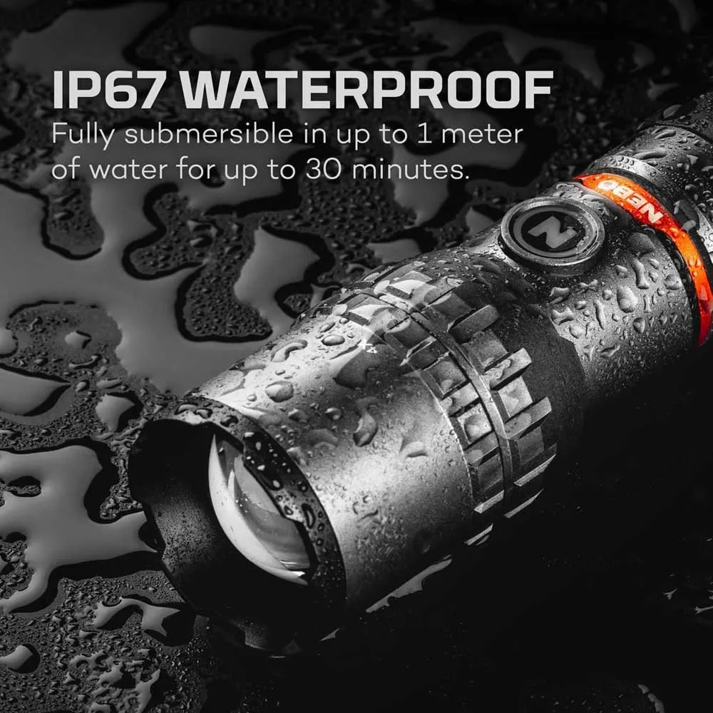 Nebo Tools Slyde King 2k Ficklampa, Black / orange, 2000 Lumens