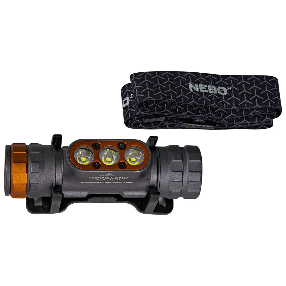 Nebo Tools Transcend Pannlampa, Black / orange, 1500 Lumens