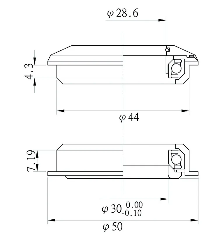 Neco Semi-integrerat Styrlager