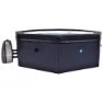 Netspa Octopus 193x73 Cm Varm Uppblåsbar Badbalja Med Externa Paneler unisex, Dark, 1000L