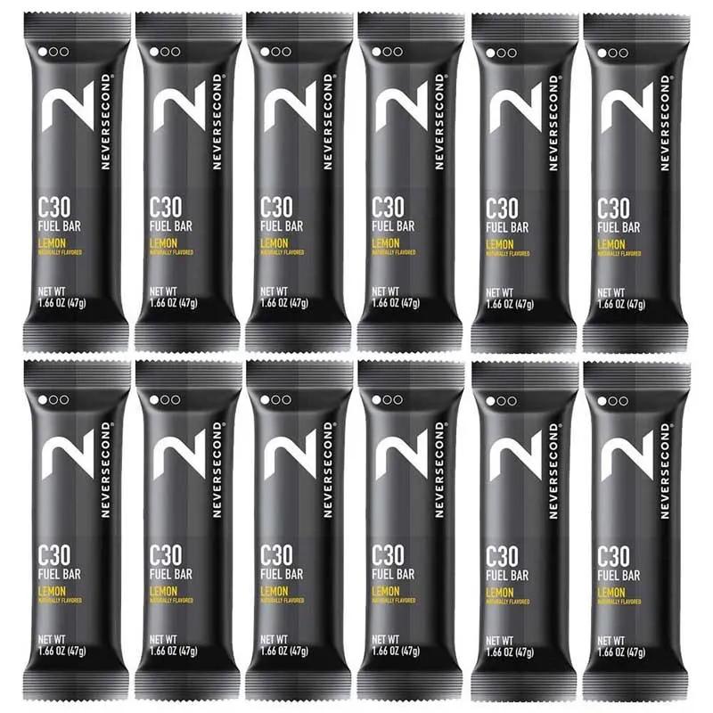 Neversecond C30 Fuel Energibar Låda Citron 45g 12 Enheter, Multicolor, One Size Neversecond C30 Fuel Energibar Låda Citron 45g 12 Enheter, Multicolor, One Size