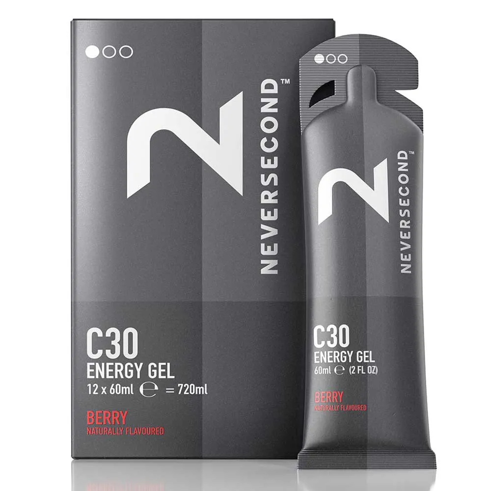 Neversecond C30 Låda Med Energigeler Bär 60ml 12 Enheter