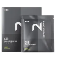Neversecond C90 High-carb Mix Låda Med Energigeler Citrus 94g 8 Enheter
